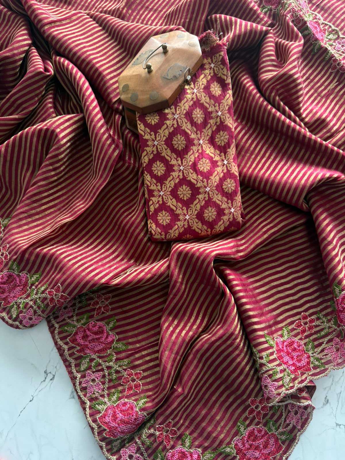 Viscose Georgette Saree