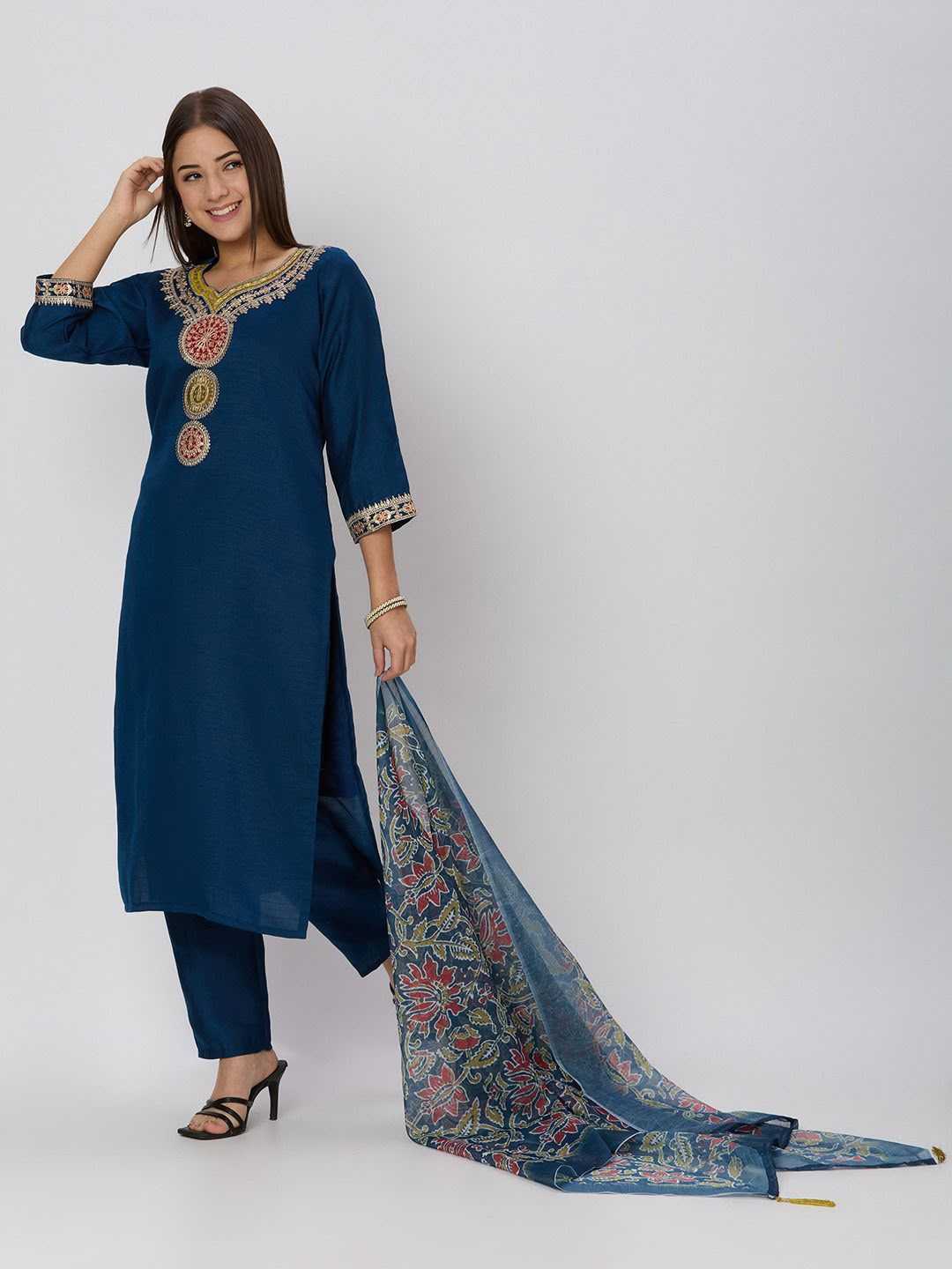 Silk Party Wear Kurti
