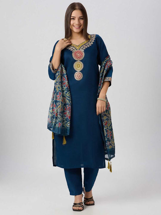 Silk Printed Kurti