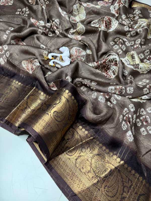 Aditio Premium Silk Printed Saree