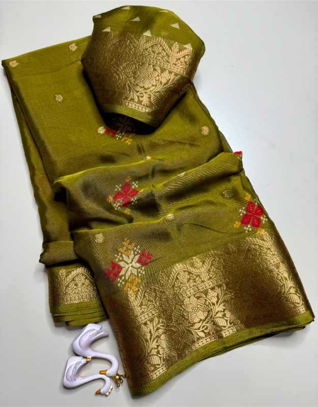 APE Crepe Designer Saree