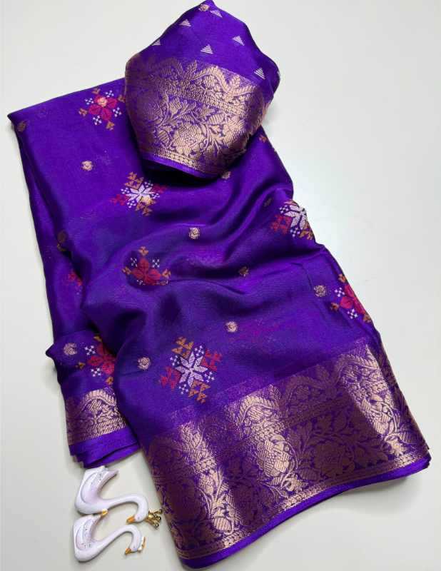 APE Crepe Designer Saree