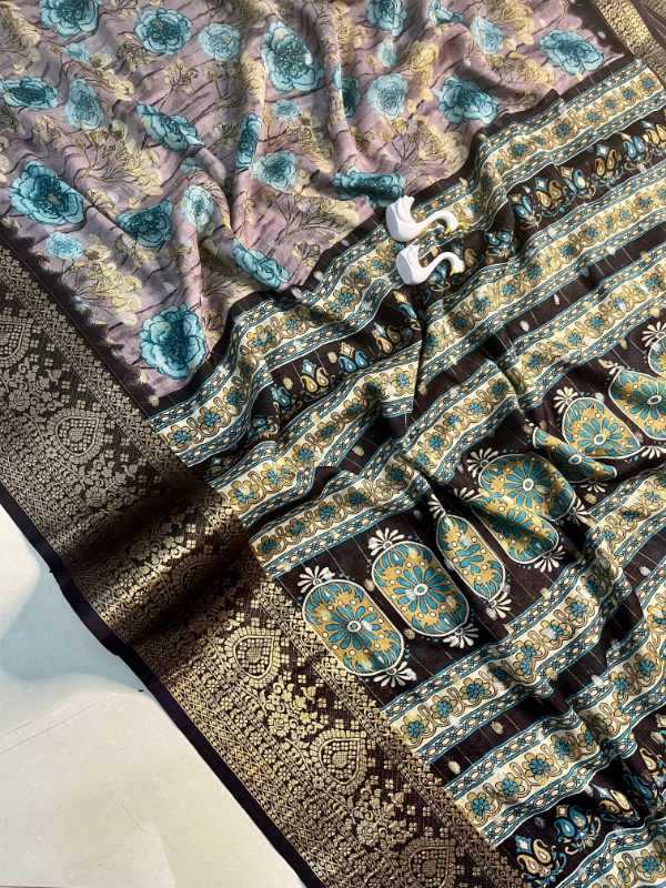 Azing Mysore Silk Designer Saree