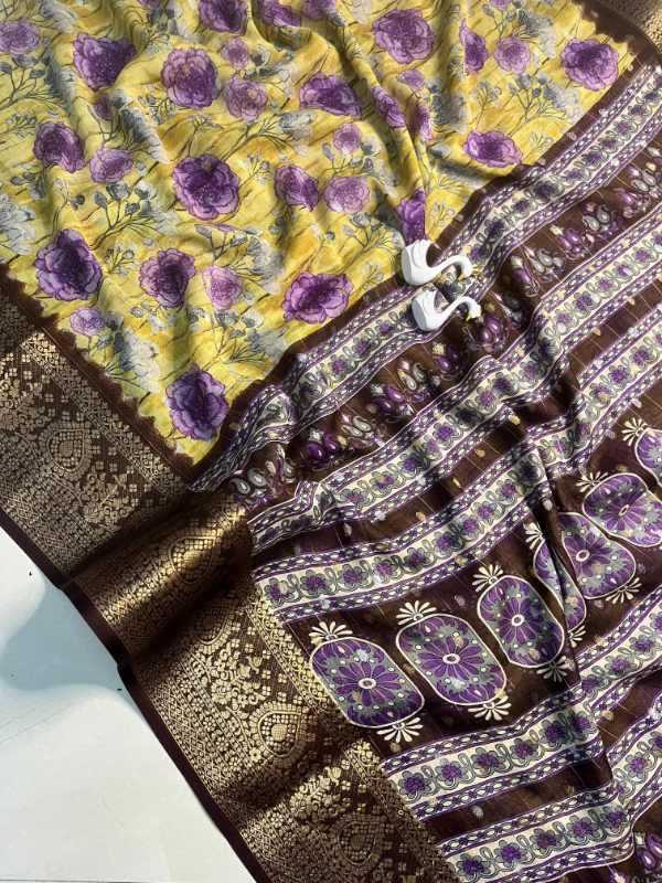 Azing Mysore Silk Designer Saree