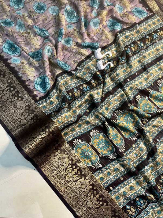 Azing Mysore Silk Designer Saree