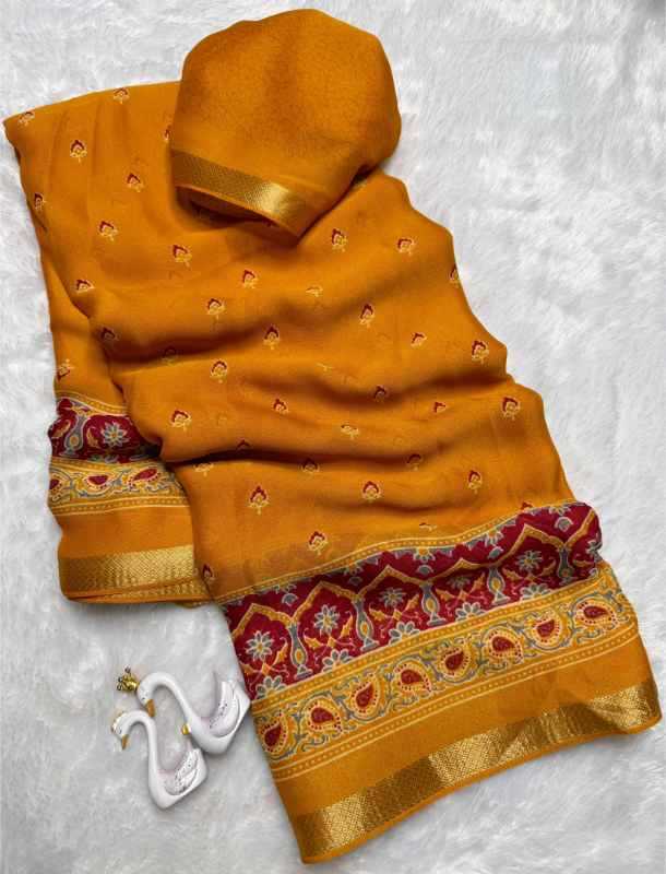 Bandhej Pure Silk Designer Saree