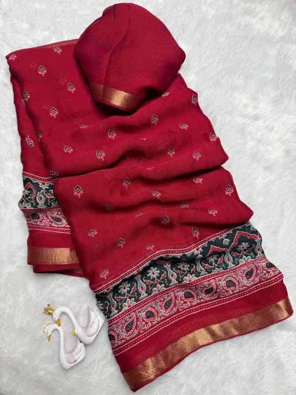 Bandhej Soft Silk Designer Saree