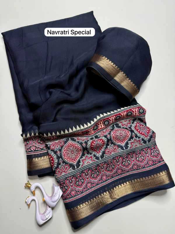 Bandhej Soft Silk Printed Saree
