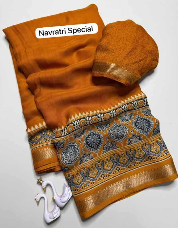Bandhej Soft Silk Printed Saree