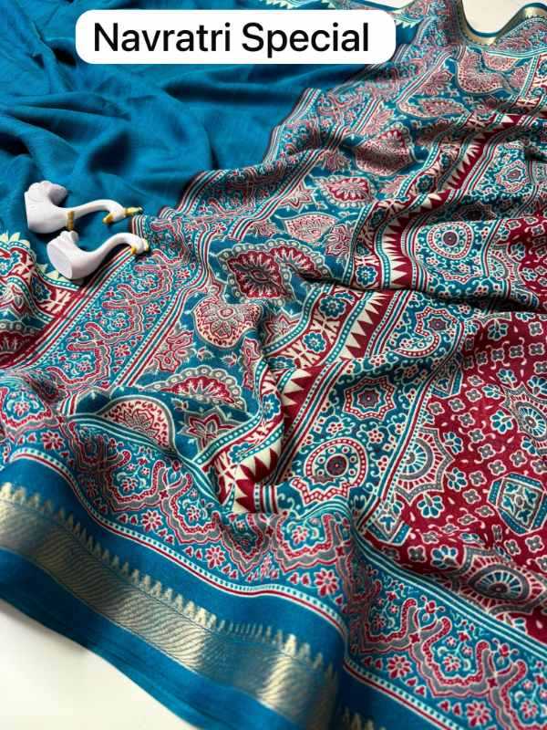 Bandhej Soft Silk Printed Saree