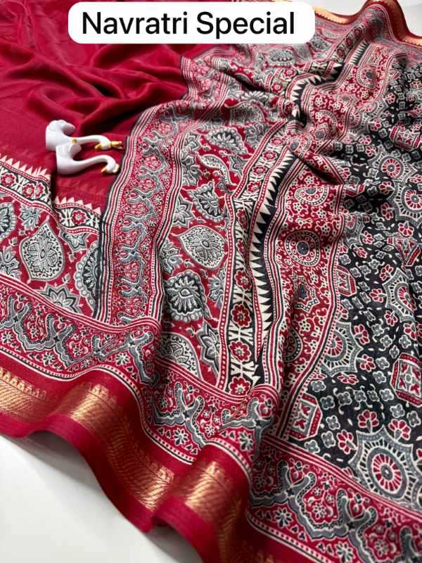 Bandhej Soft Silk Printed Saree