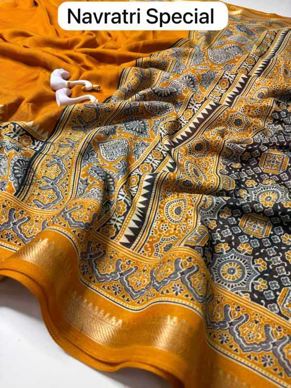 Bandhej Soft Silk Printed Saree