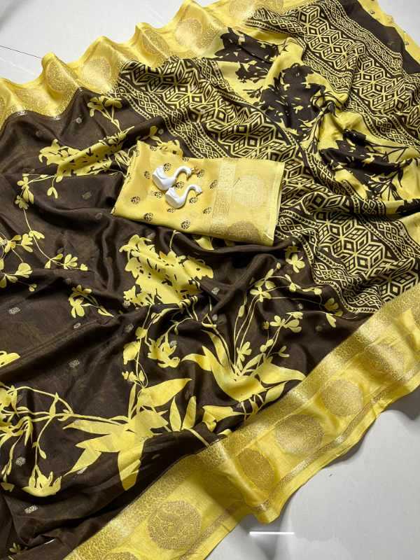 Boom Crepe Silk Printed Saree