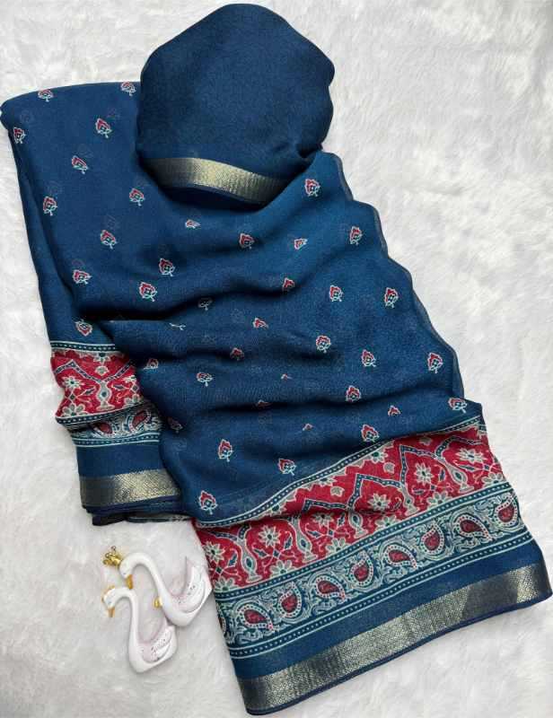 Ched Jacquard Designer Saree