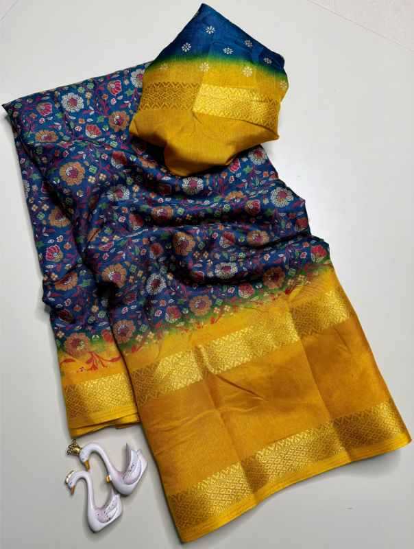 Coll Pure Silk Designer Saree