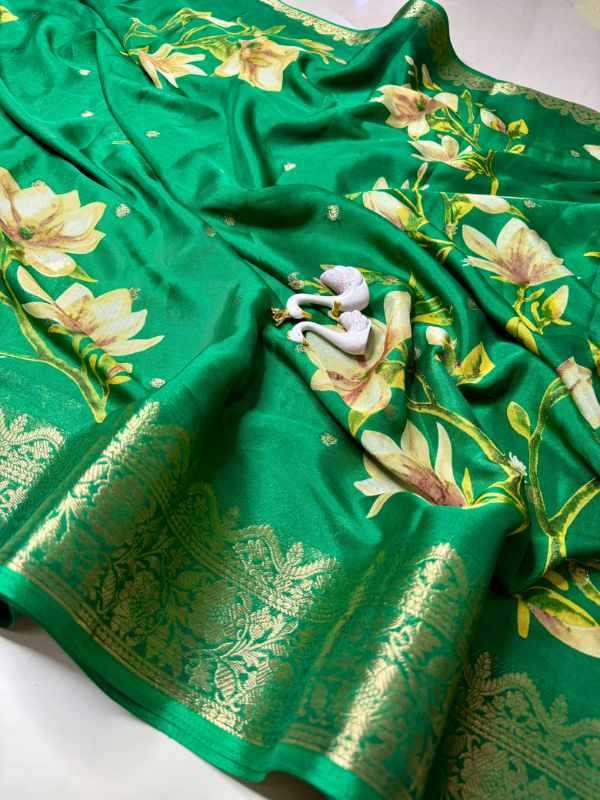Crape Crepe Designer Saree