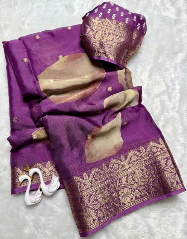 Crape Crepe Designer Saree