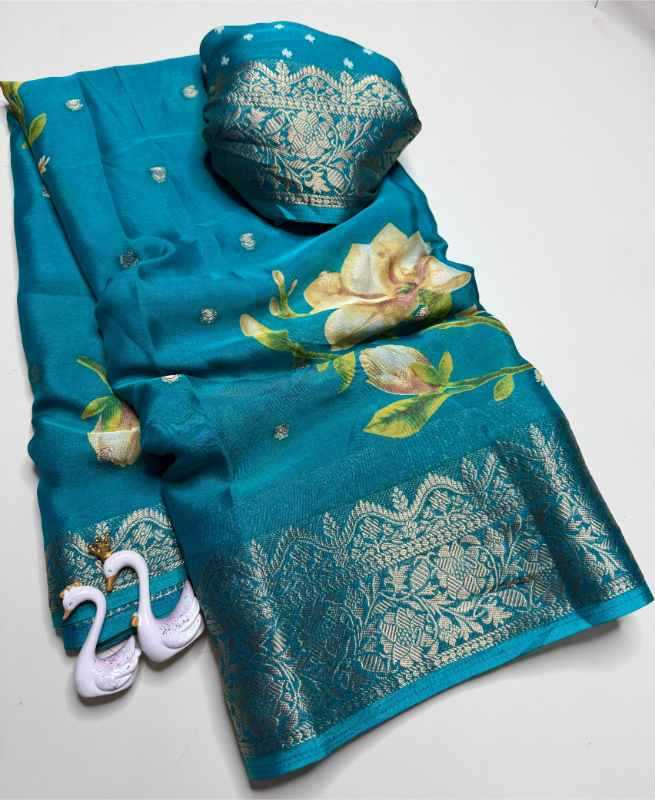 Crape Crepe Designer Saree