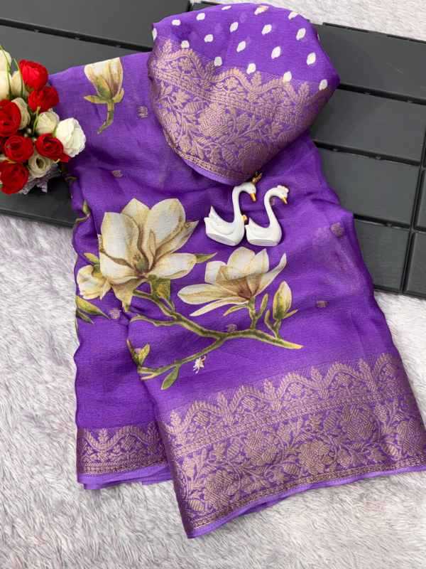 Crape Crepe Designer Saree