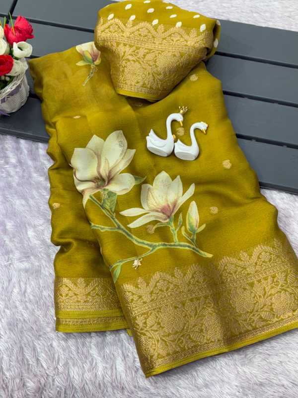 Crape Crepe Designer Saree