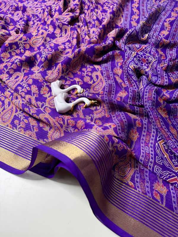 Dhoom Jacquard Printed Saree