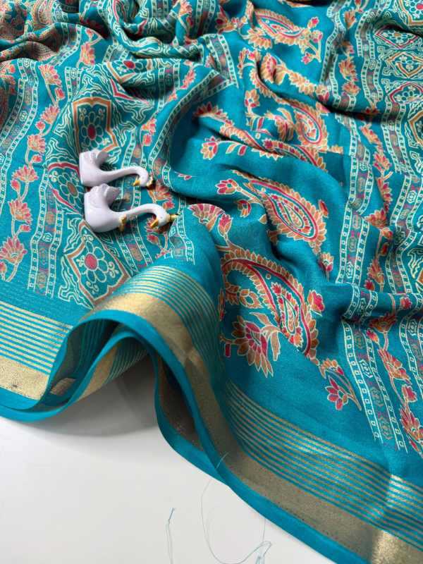 Dhoom Jacquard Printed Saree