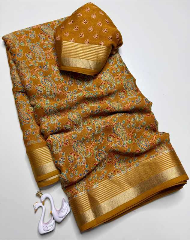 Dhoom Jacquard Printed Saree