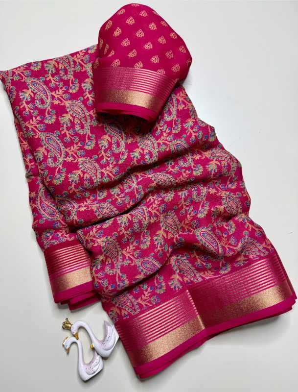 Dhoom Jacquard Printed Saree