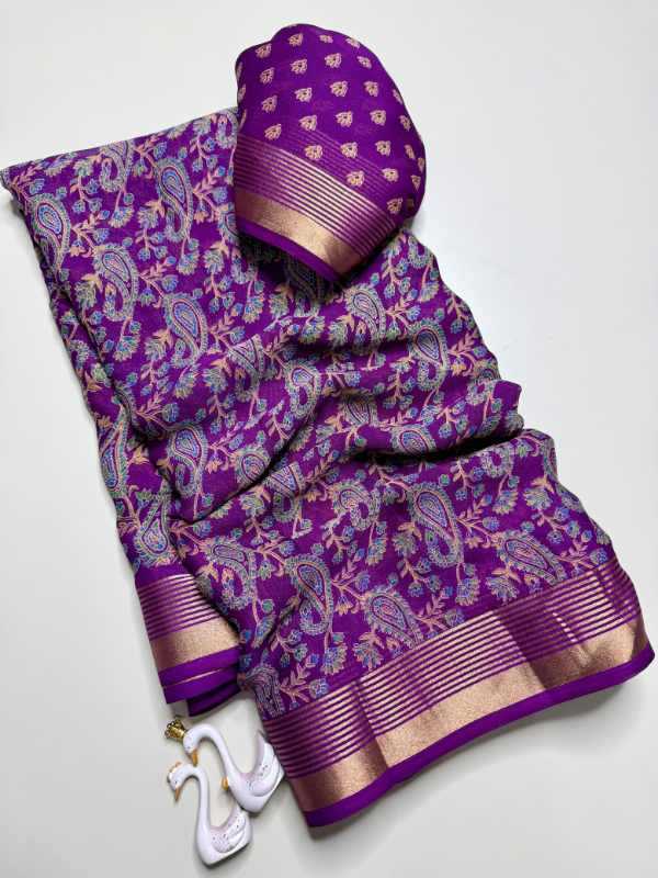 Dhoom Jacquard Printed Saree
