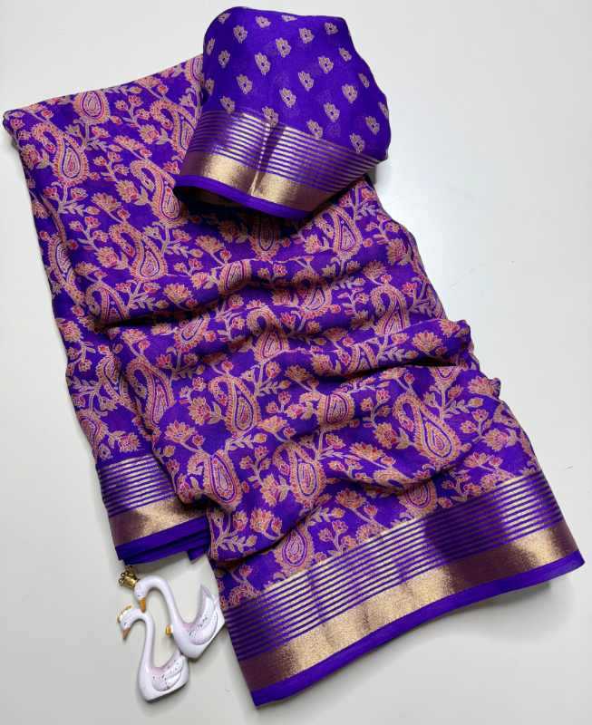 Dhoom Jacquard Printed Saree
