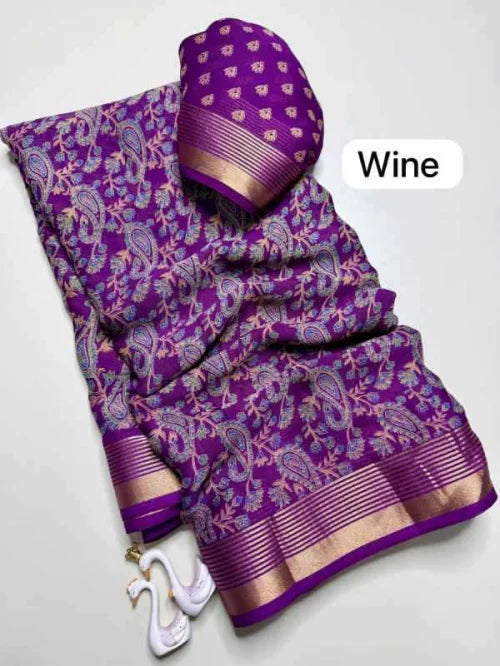 Dhoom Soft Silk Designer Saree