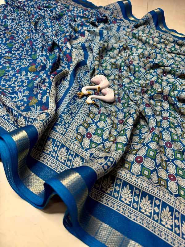 Dhoom Soft Silk Printed Saree