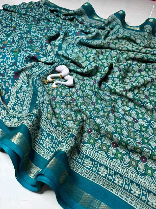 Dhoom Soft Silk Printed Saree