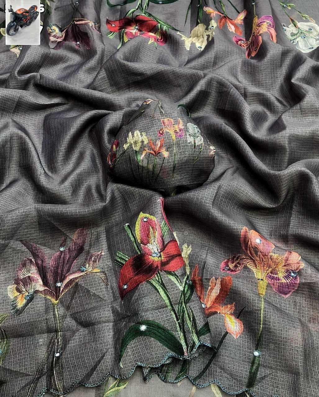 Digital Kota Chex Printed Saree