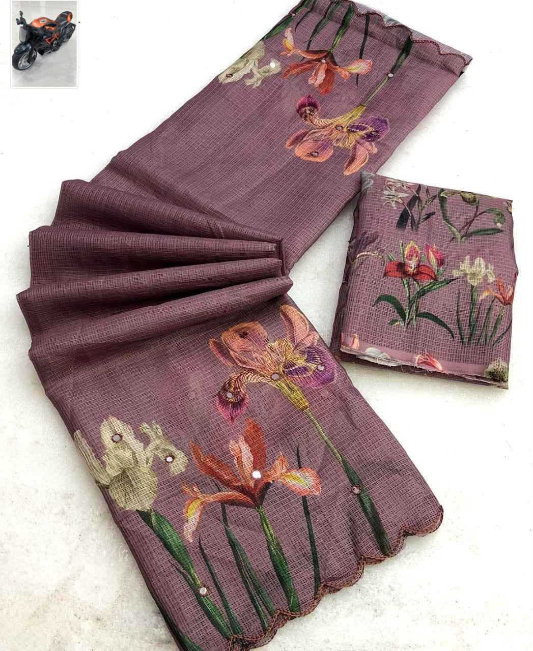Digital Kota Chex Printed Saree