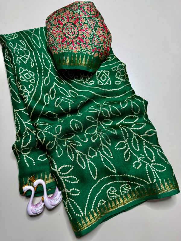 Fabric Soft Silk Printed Saree