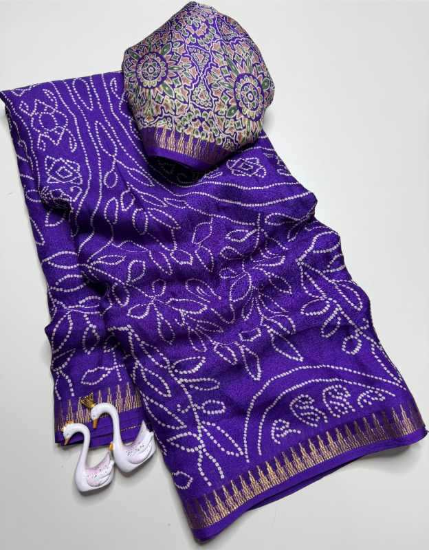 Fabric Soft Silk Printed Saree