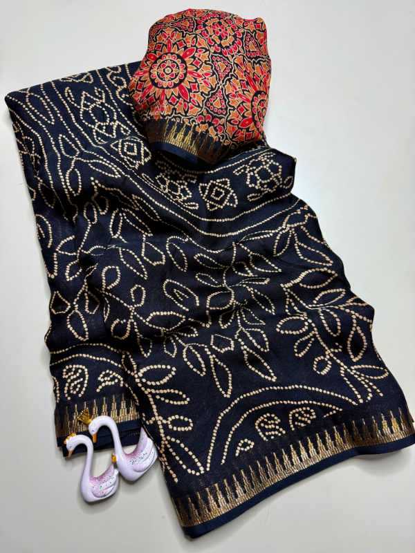 Fabric Soft Silk Printed Saree