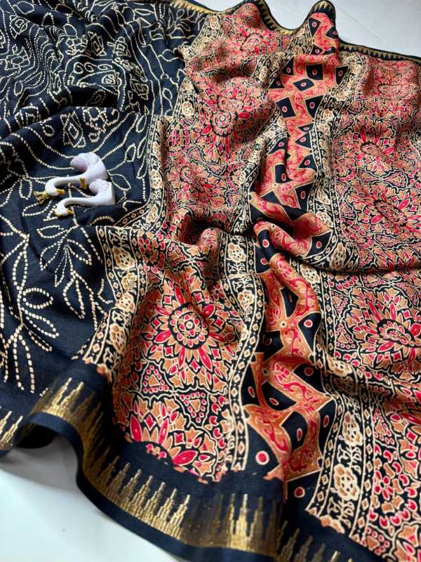Fabric Soft Silk Printed Saree