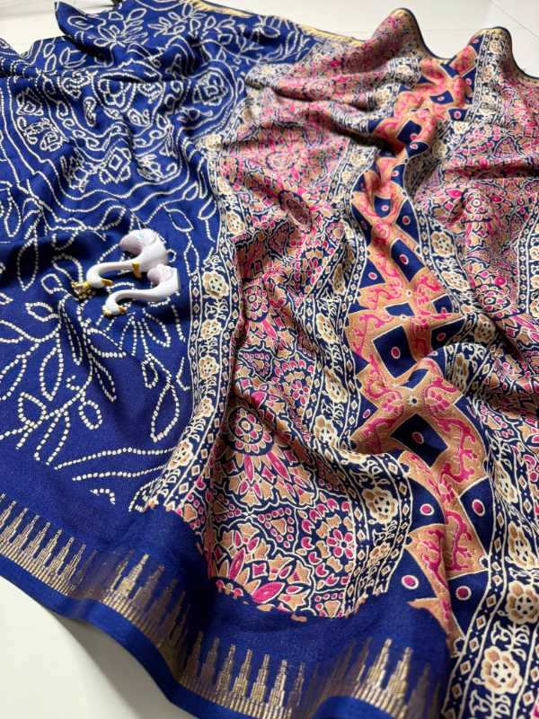 Fabric Soft Silk Printed Saree