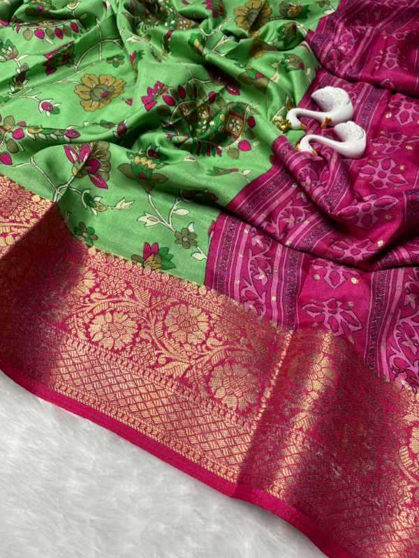 Fancy Crepe Designer Saree
