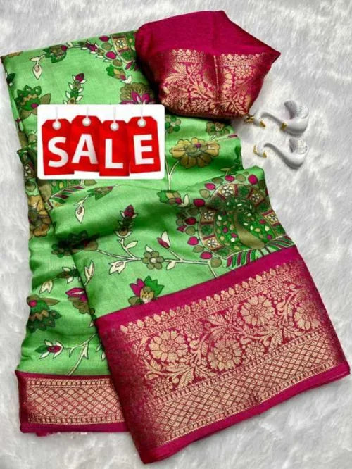 Fancy Crepe Designer Saree