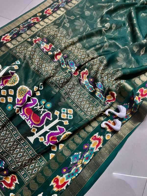Foil Viscose Printed Saree