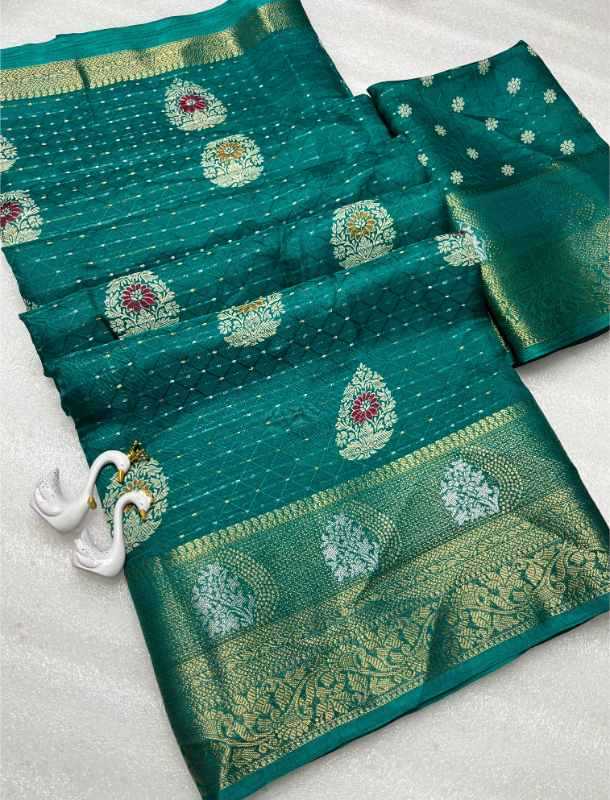 Gold Viscose Printed Saree