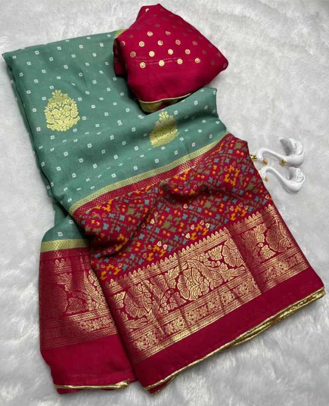 Heavy Blooming Designer Saree