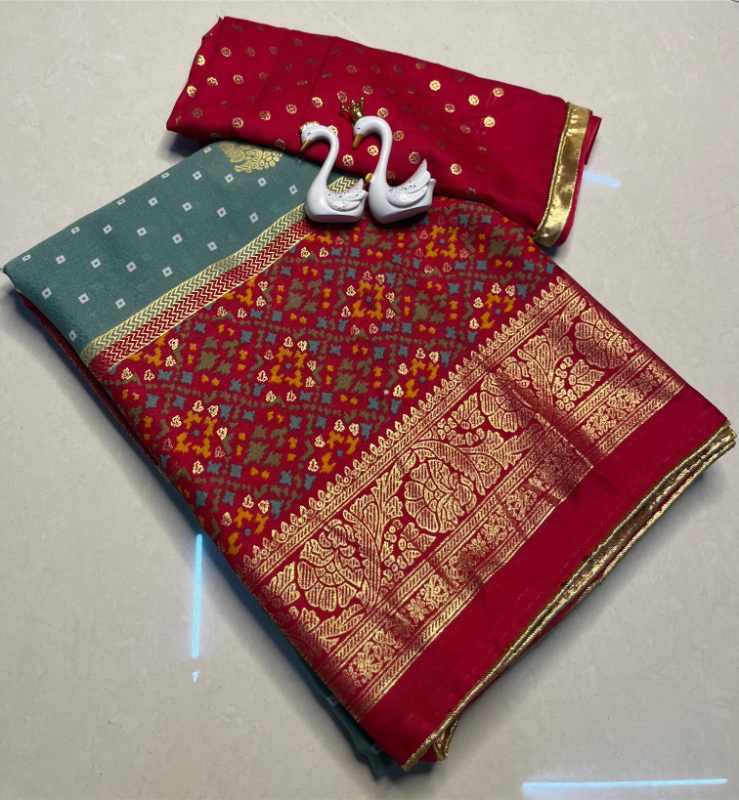Heavy Blooming Designer Saree