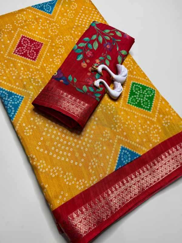 Herit Pure Silk Printed Saree