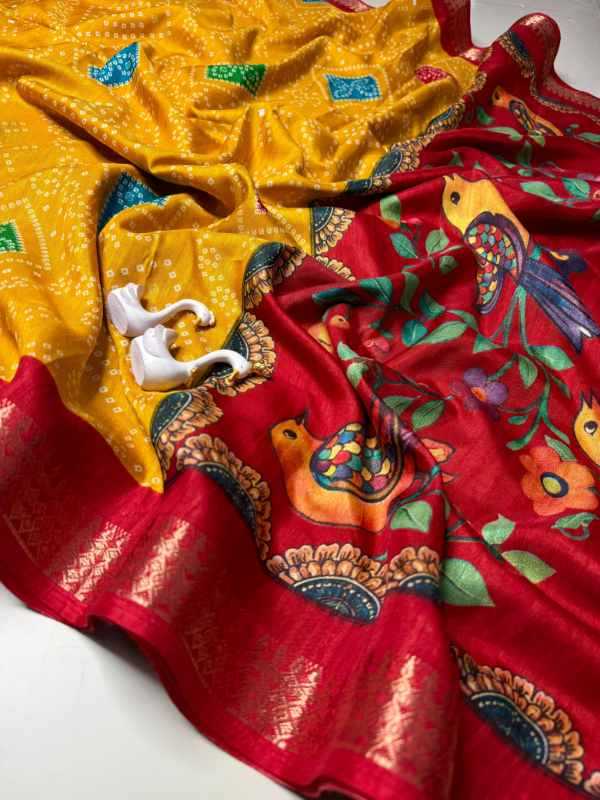 Herit Pure Silk Printed Saree