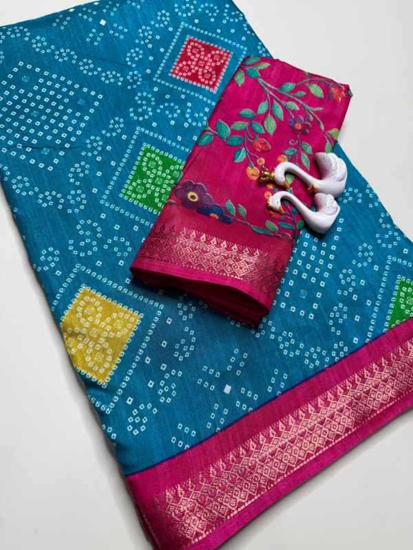 Herit Pure Silk Printed Saree