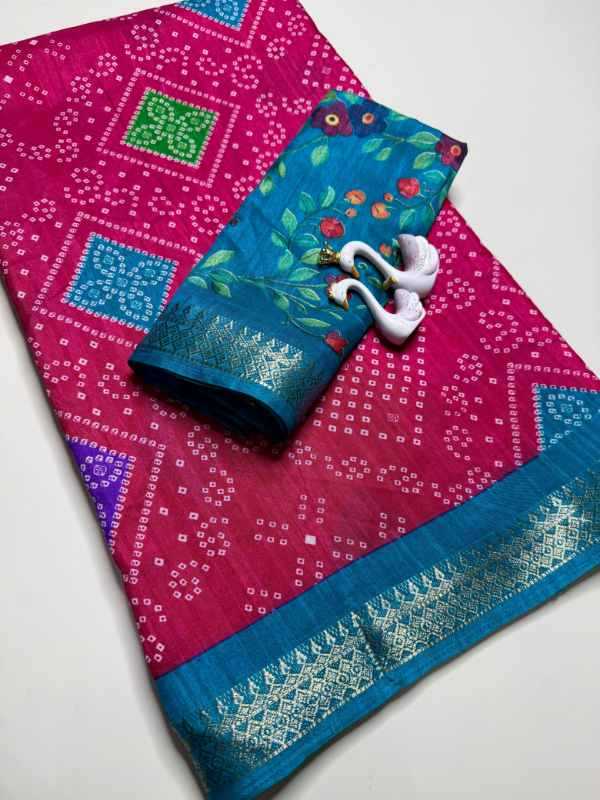 Herit Pure Silk Printed Saree